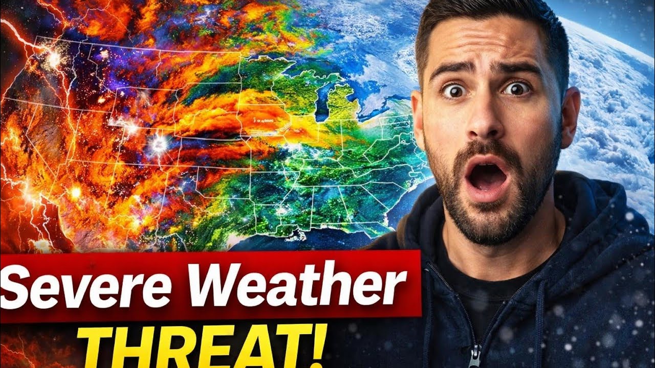 Severe Weather Alert Millions at Risk Across the United States🔴🌍