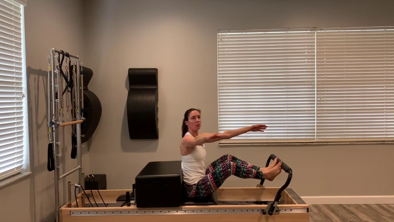 Holiday Happy Hour- Pilates Reformer Workout #21(Prop Needed - Pilates Box and Mini Ball)