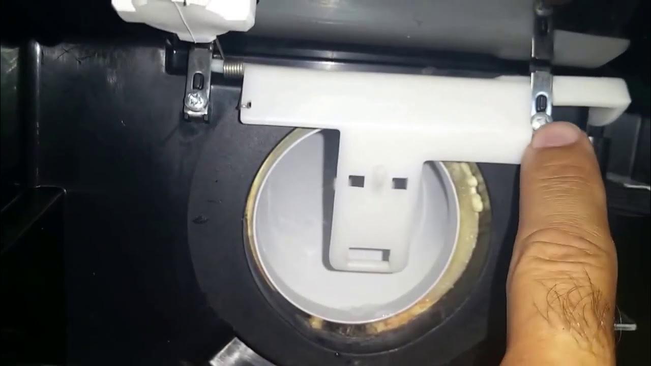 Fix GE Refrigerator PSC25MSW part WR17X11653 Ice Door Flapper, YouTube