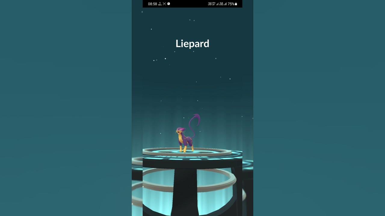 Evolution of purrloin into liepard in pokemon go Pokémon GO pokemongo shorts ANYTHINGMAKERS