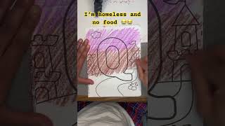 ASMR Drawing Timelapse- Beautiful crayon colouring
