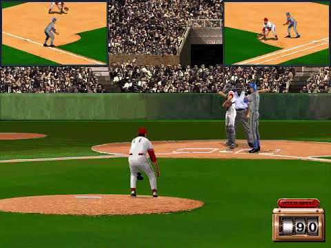 Old Time Baseball   DOS Gameplay   Washington at St  Louis with Mel Allen
