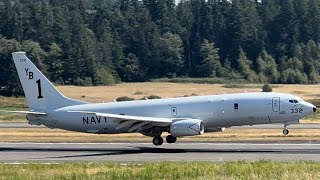 US Navy Boeing P-8A Poseidon (VP-1 Screaming Eagles) Arriving at NAS Whidbey Island