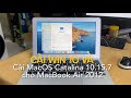 Cài MacOS Catalina 10.15.7 từ internet và WIN 10 cho MacBook Air 2012. Phần 1-2