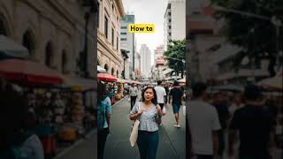 #DreamScreenAI How to Walk as a local in Manila Streets