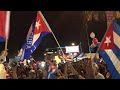 Fiesta de cubanos en EE.UU. por muerte de Fidel Castro