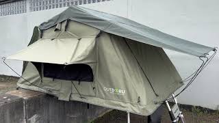 Dachzelt Expedition Von Outdooru Im Regentest