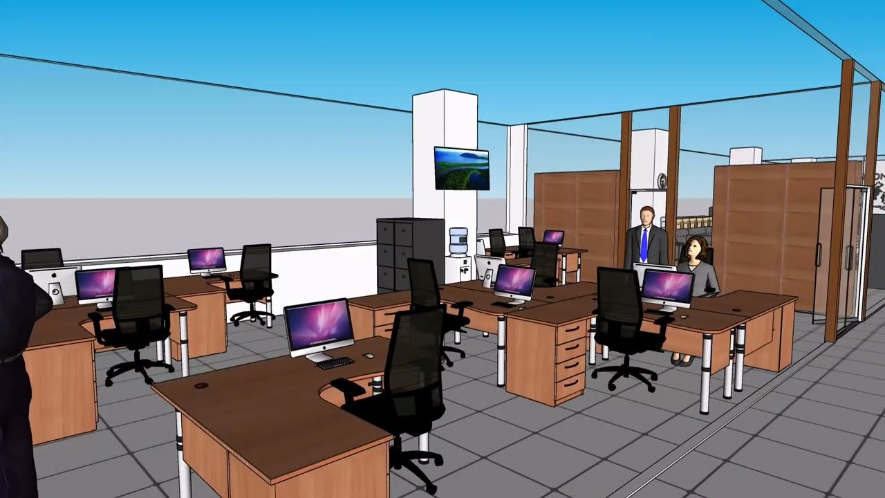 Rancangan Ruang Kerja Direktorat Duknaker