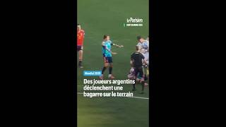 Mondial : des joueurs argentins s'en prennent aux Espagnols à la fin du match