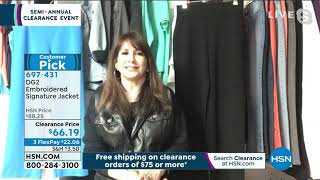 DG2 by Diane Gilman Embroidered Signature Jacket
