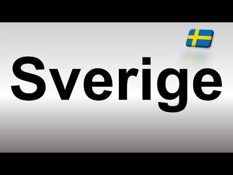 How to Pronounce Sverige