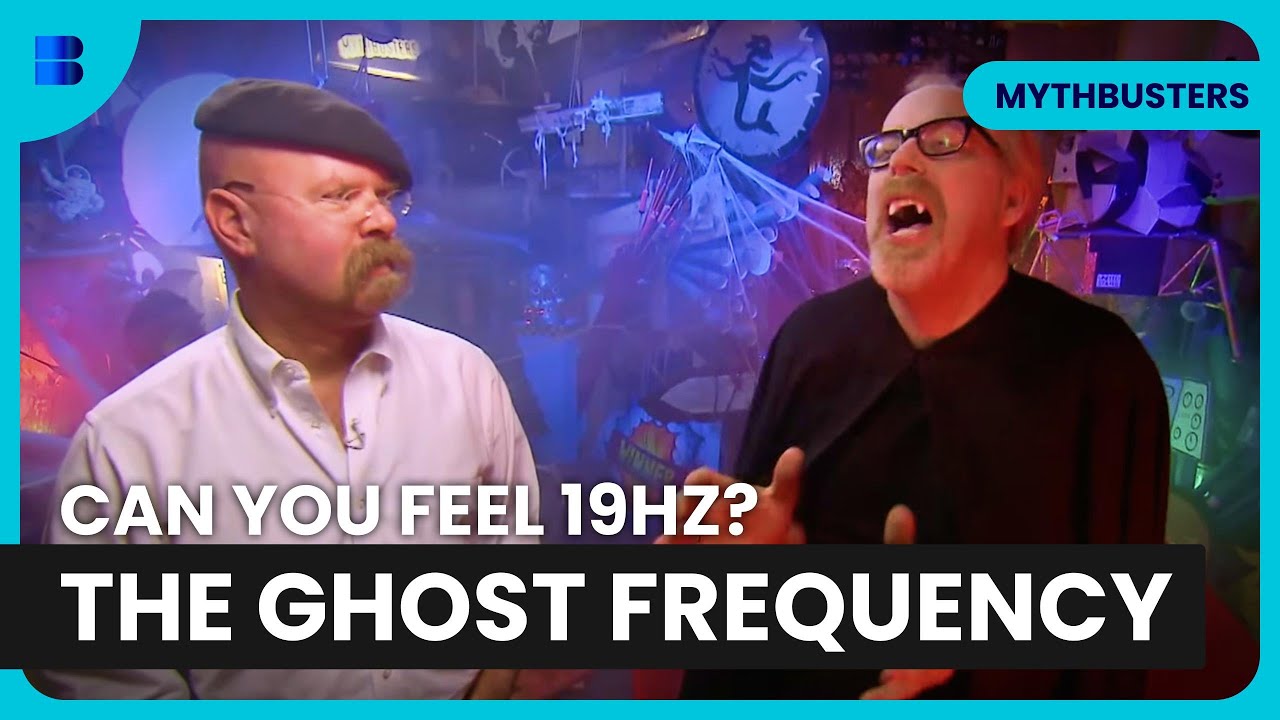 19 Hertz Infrasound Makes You See Ghosts | MythBusters