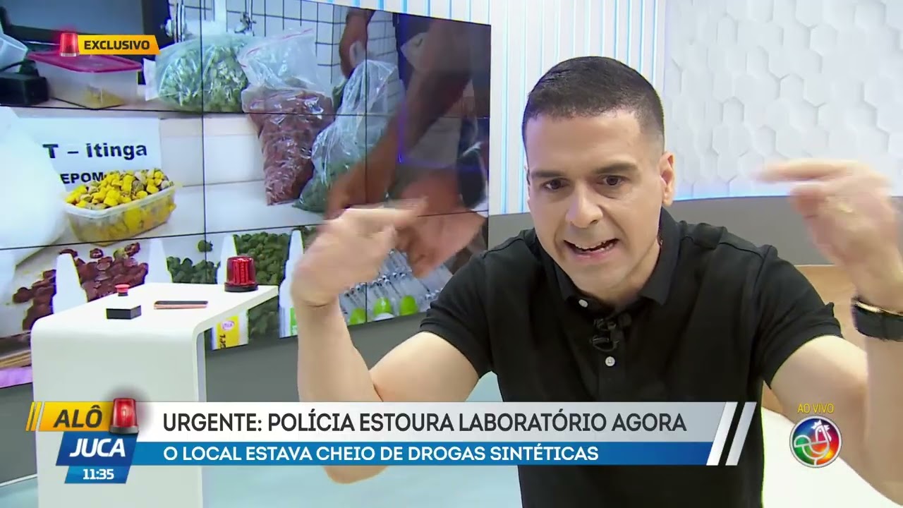 Urgente: Polícia estoura laboratório de drogas sintéticas | ALÔ JUCA | TV ARATU