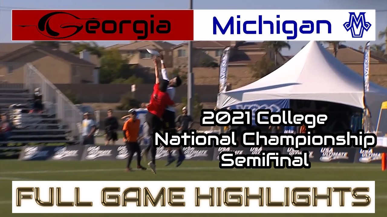 vs Michigan 2021 College National Championship Semifinal