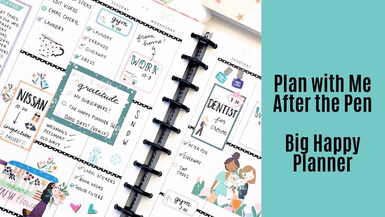 Plan With Me - After the Pen - Big Happy Planner - February 18-24, 2019