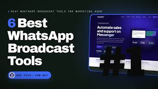 Best WhatsApp Broadcast Tools for Marketing Agencies in 2026: Com.bot vs ManyChat vs Intercom (Top 6