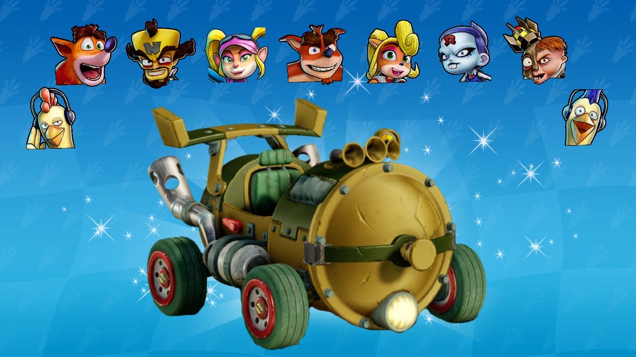 Crash Team Racing Nitro-Fueled: set showcase - Pressurizer color swap ...
