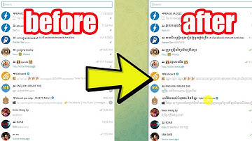 Make Khmer Font BIG on Telegram - Change Khmer Font on Telegram