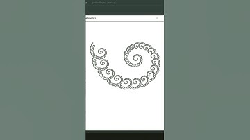 Draw Spiral of Spirals 😜 Using Python Turtle | #shorts #shortvideo #short #python #pythonturtle