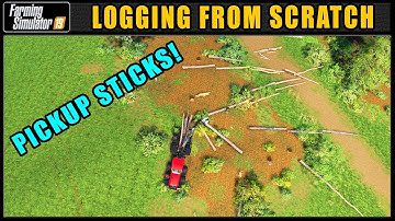 Cleaning Up The Downfall! - Logging From Scratch 16 - Farming Simulator 2019 - FDR Logging