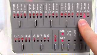 RCM1230 文字縫い