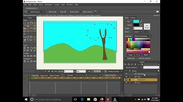 how to draw cloudy day animation, moho animation studio tutorials