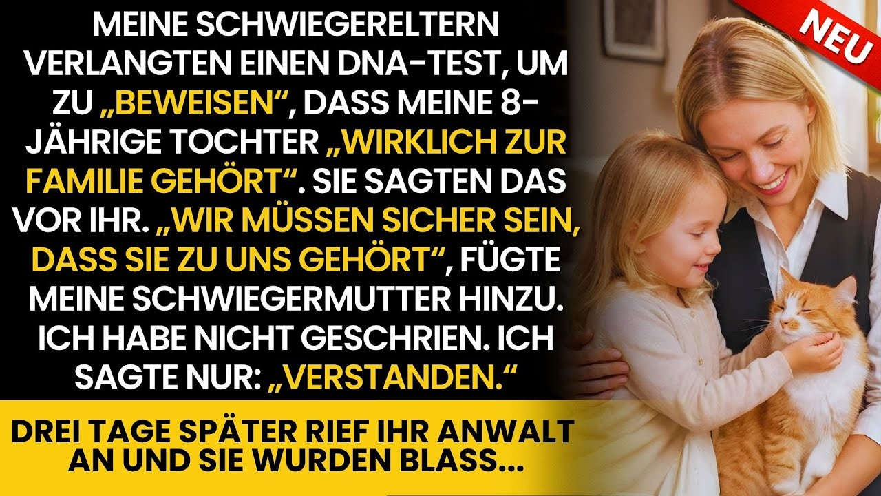 Meine Schwiegereltern verlangten an Weihnachten einen DNA-Test – vor den Augen meiner 8-Jährigen