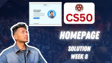 CS50 PSet 8 - Homepage Walkthrough (Stap voor stap voor beginners)