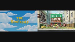 The Simpsons And Big City Greens Theme Song Mix
