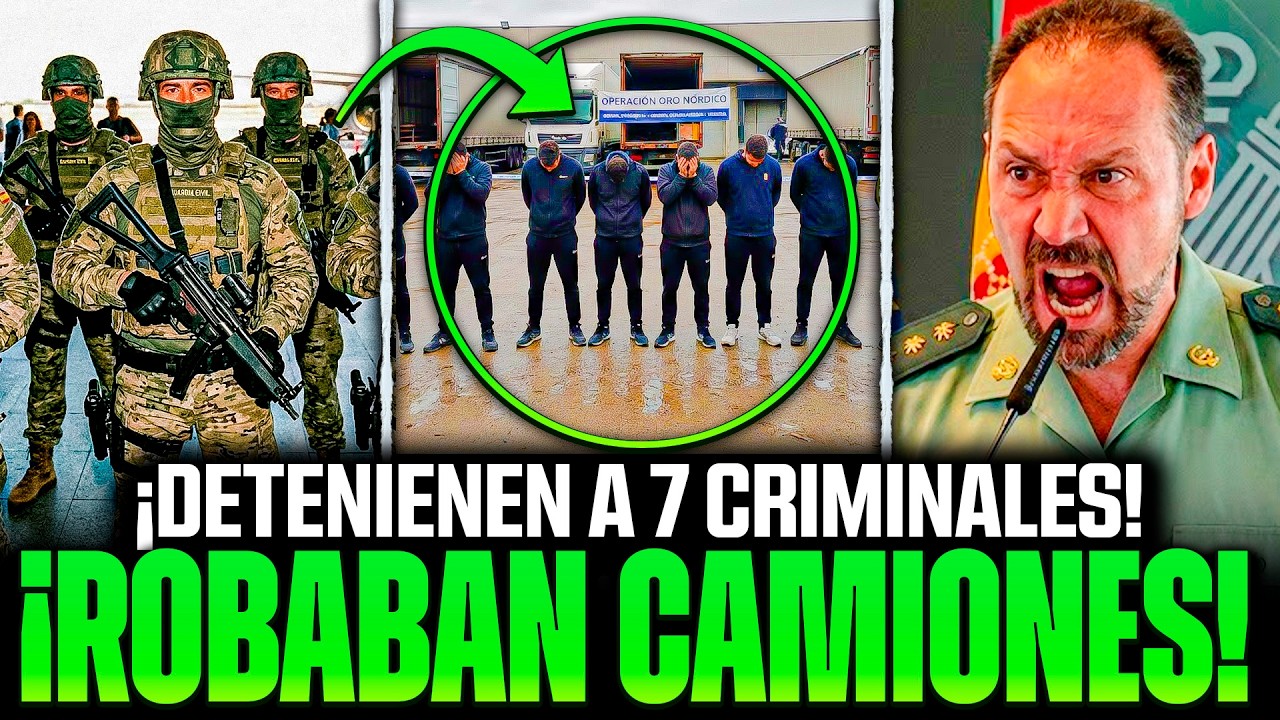 🚨 ¡¡IMPACTANTE!! OPERACIÓN ORO NÓRDICO… LA GUARDIA CIVIL REVIENTA ROBOS DE CAMIONES EN COMUNIDADES