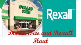 Dollar Tree & Rexall Haul 10.25.16