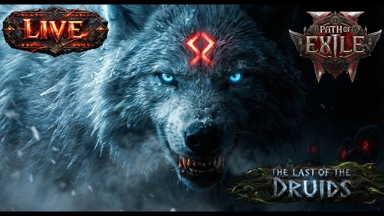 PoE2 Lunar Werewolf Druid – Path of Exile High Level Gameplay