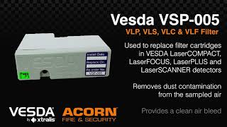 Vesda VSP-005 VLP, VLS, VLC & VLF Filter - Acorn Fire & Security