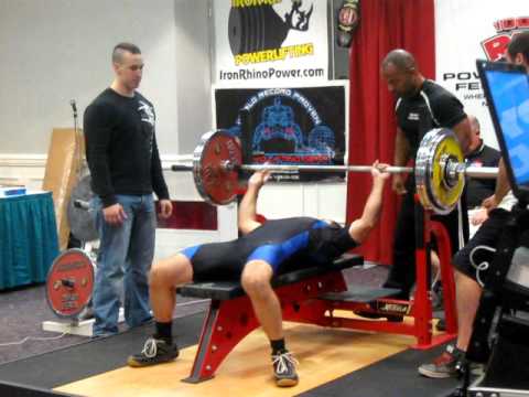 Masters World Record Bench Press: Dan Henson 165 c...