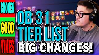 Thumbnail OB31 TIER LIST - THIS PATCH CHANGED A LOT