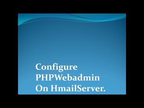 Hmailserver Phpwebadmin Settings |  hmailserver webadmin setup
