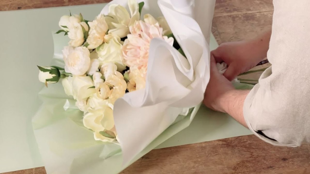 flower wrapping techniques