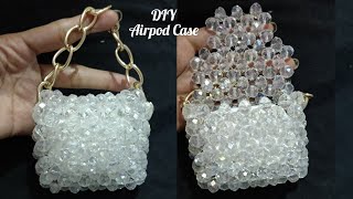 DIY Airpod Case || DIY Beaded Mini Bag || Cute Beaded Airpod Case