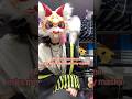 New mask I made as a present :33 #fyp #furry #fursuit #foryou #viral #foryou #therianthropy