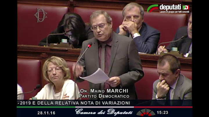 Dichiarazione di voto finale di Maino Marchi alla legge di Bilancio 2017