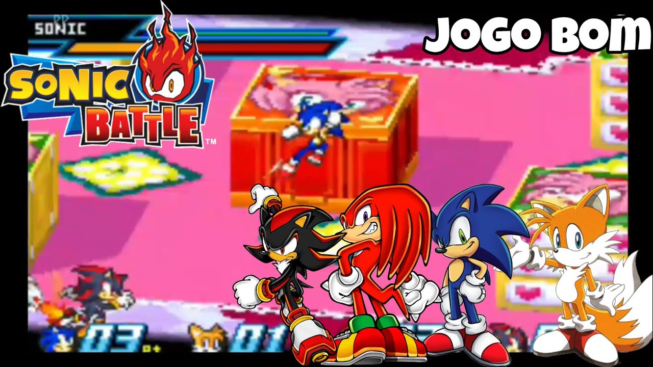 JOGANDO O JOGO DE LUTA DO SONIC PELA 1ª VEZ - SONIC BATTLE GAMEBOY ...