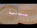 Recette marocaine  baghrir crpes  mille trous