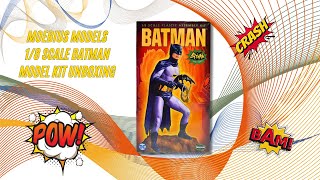 Moebius Models 1/8 Scale Batman Model Kit Unboxing