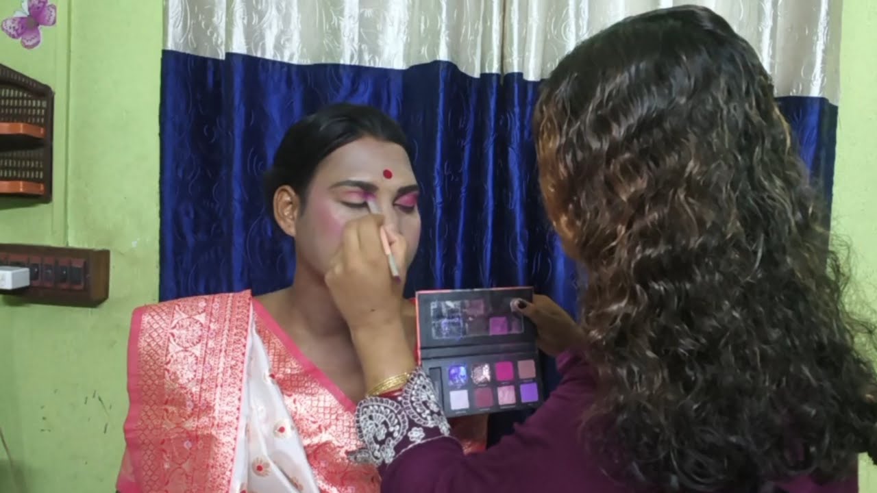 ASMR|| Indian Traditional Wedding Makeup Doing My Sweet Elder Bro (Tingles) 💄💋