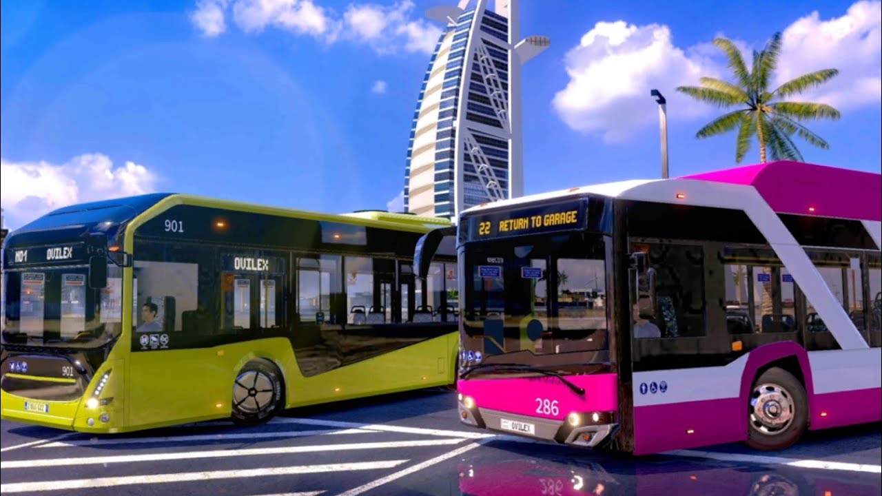 Bus simulator evo 3D | gameplay . Airport London United ` mobile gameplay ^ 