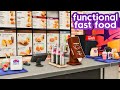 FUNCTIONAL FAST FOOD IN THE SIMS 4! realistic Taco Bell, Chick-fil-A &amp; more