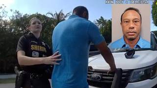 CAUGHT ON CAMERA: Tigers Woods gets handcuffed after sobriety test