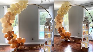 HOW to ombre BALLOON GARLAND with a hoop 🎈- Sugarella Sweets Party