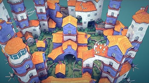 Townscaper: Floating Miniatures/Floating Cities Session 12 (Timelapse)