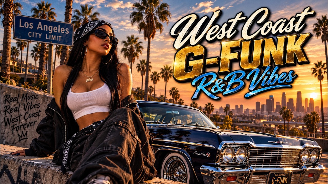 Golden Sunset G-Funk ✨ Smooth Romantic Hip Hop & West Coast Chill
